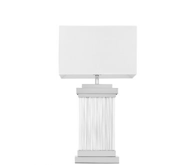 Настольная лампа Lumina Deco Davos LDT 310 CHR+WT