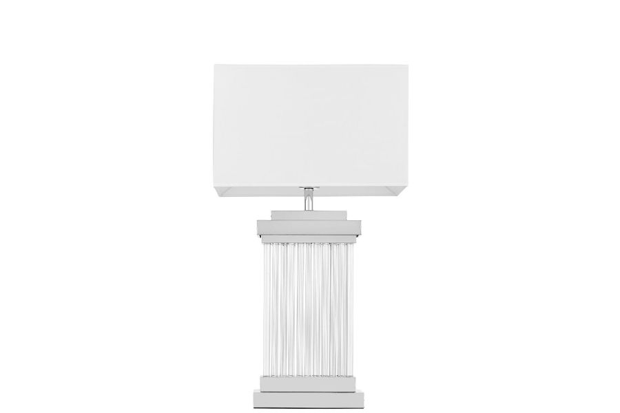 Настольная лампа Lumina Deco Davos LDT 310 CHR+WT
