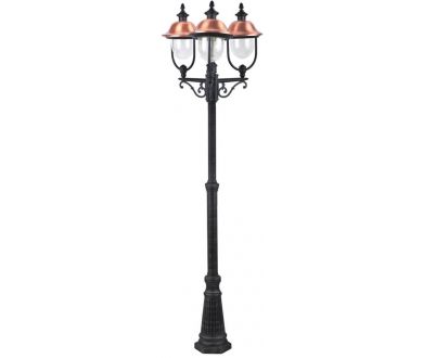 Садово-парковый светильник Arte Lamp Barcelona A1486PA-3BK