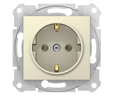 Розетка Schneider Electric Sedna с з/к без шторок 16A 250V SDN3001847