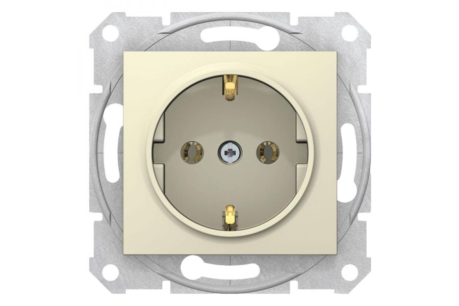 Розетка Schneider Electric Sedna с з/к без шторок 16A 250V SDN3001847