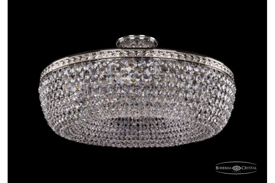 Люстра на штанге Bohemia Ivele Crystal 19031/55IV Ni