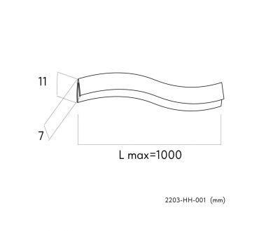 Гарпун для натяжного потолка Favourite Practica 2203-HH-001