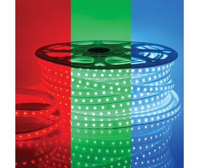 Светодиодная лента Apeyron Стандарт 220В 5050 12Вт/м RGB 50м IP65 17-48