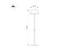 Ландшафтный светильник Arlight KT-ENOKI-BOLL-H1000-2W Warm3000 (WH, 100 deg, 24V) 050674