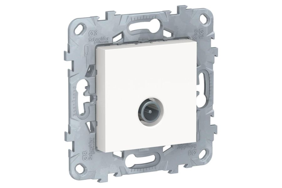 Розетка TV проходная Schneider Electric Unica New NU546318