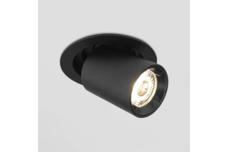 Встраиваемый светодиодный спот Elektrostandard 9917 LED 10W 4200K черный матовый 4690389161681