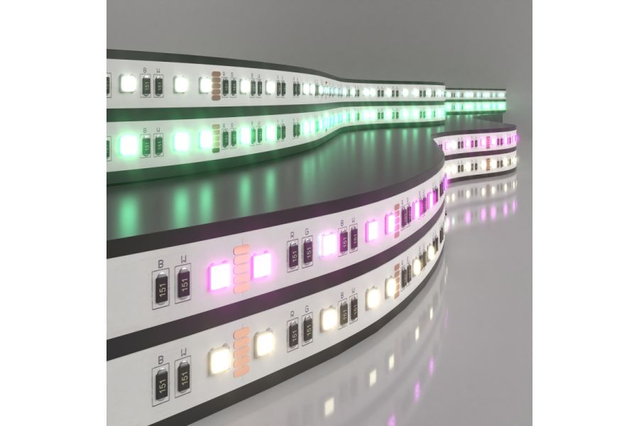 Светодиодная лента Elektrostandard 24V 24W 60Led 5050 IP20 MIX RGB/дневной белый, 5м 4690389172304