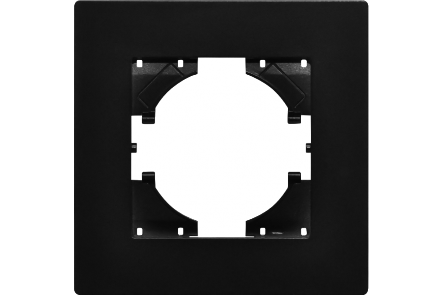 Рамка пластиковая на 1 пост Arlight FRM-PERIO-PL-1-BK 049689