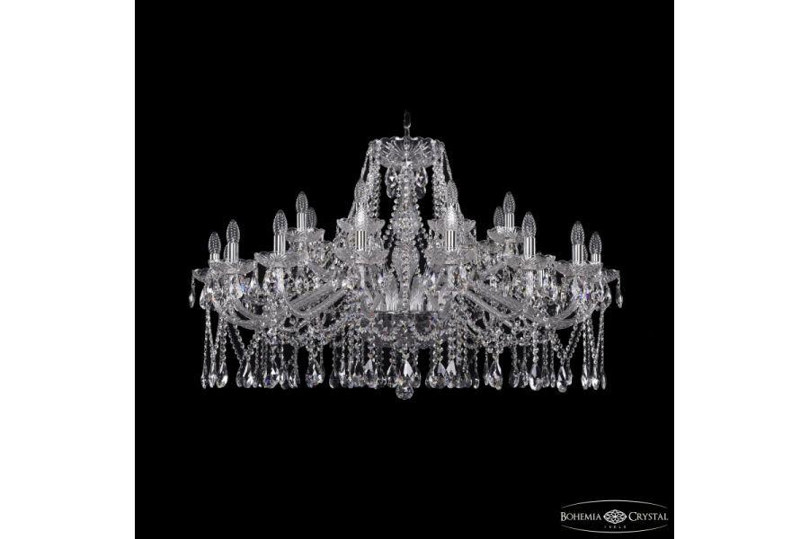 Подвесная люстра Bohemia Ivele Crystal 1413/16+8/400 Ni