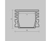Алюминиевый профиль накладной 16x12 Maytoni Led Strip ALM-005-W-2M 631006