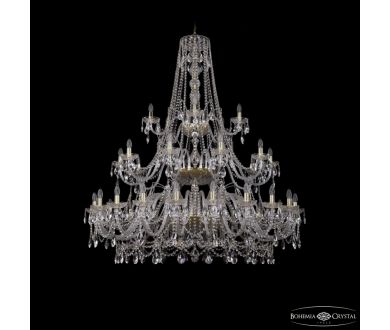 Подвесная люстра Bohemia Ivele Crystal 1411/20+10+5/530/3d G