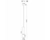 Подвесной светильник iLamp Lofty 10706-1 WH-BR