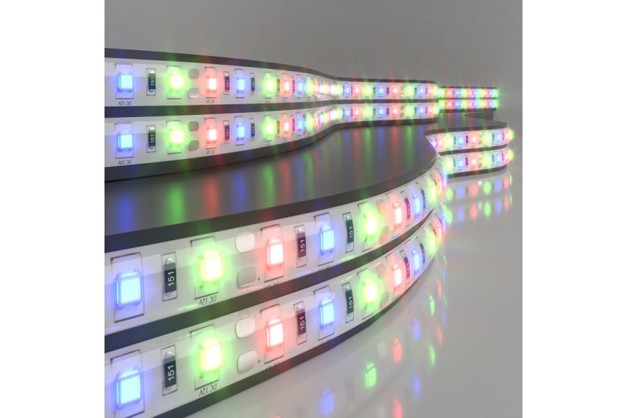 Светодиодная лента Elektrostandard 12V 14,4W 60Led 5050 IP65 RGB, 5м 4690389082139