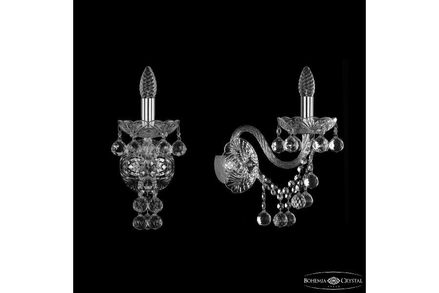 Бра Bohemia Ivele Crystal 1409B/1/195/XL Ni