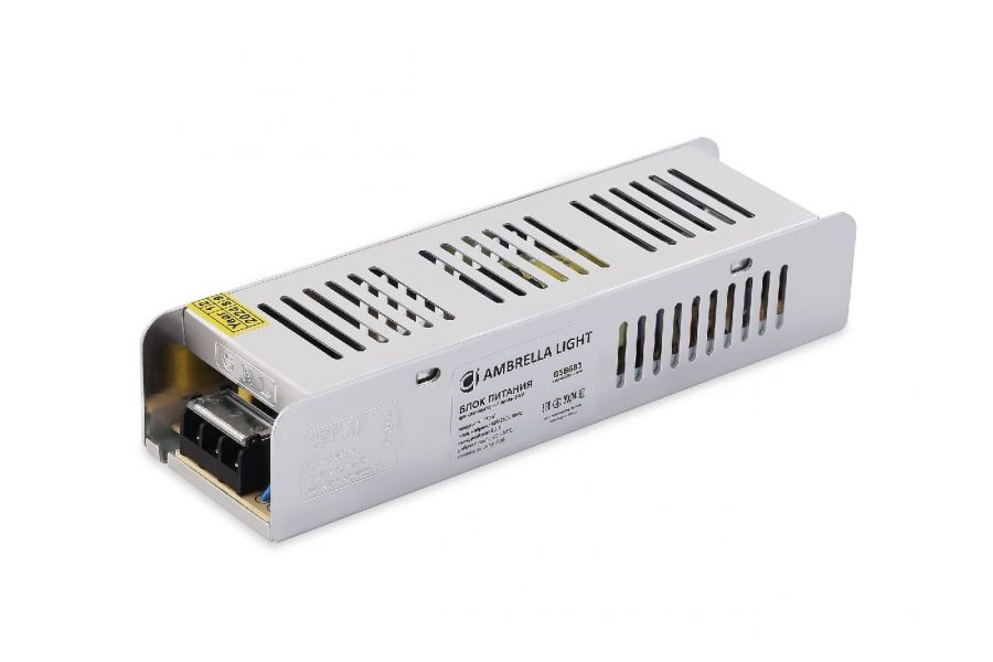Блок питания с EMC для светодиодной ленты Ambrella Light Illumination 150Вт DC24В 6,3A IP20 GS8683