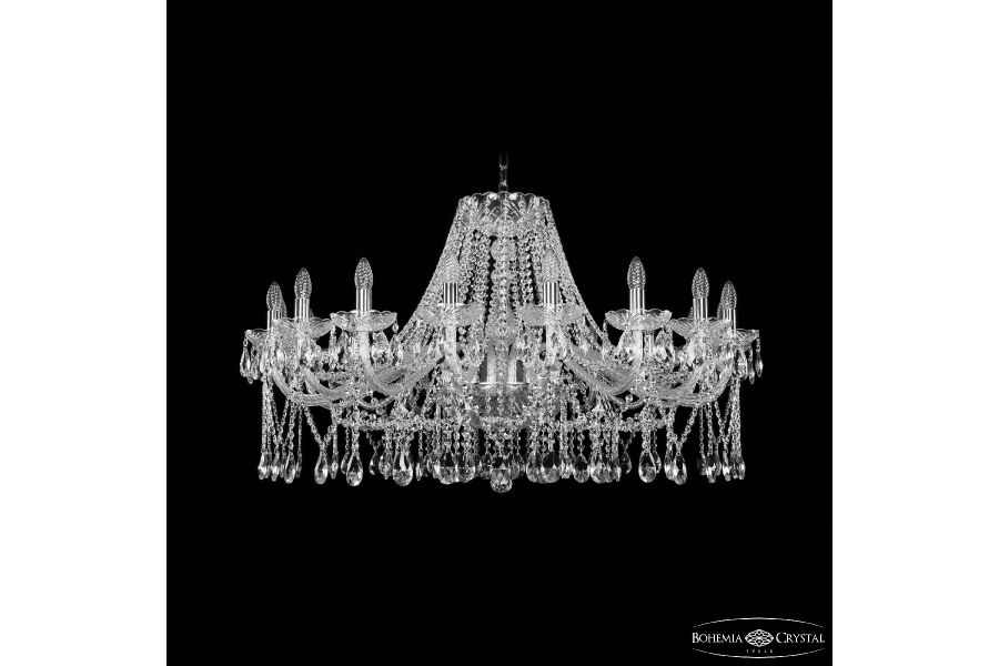 Подвесная люстра Bohemia Ivele Crystal 1413/18/400 Ni