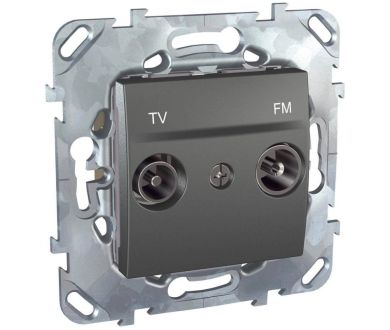 Розетка TV/FM оконечная Schneider Electric Unica MGU5.452.12ZD