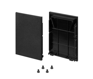 Заглушка Arlight LINE-5075-HONEYCOMB BLACK глухая 044882