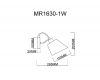 Бра MyFar Amber MR1630-1W
