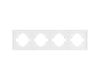 Рамка пластиковая на 4 поста Arlight FRM-TENDO-PL-4-WH 053847