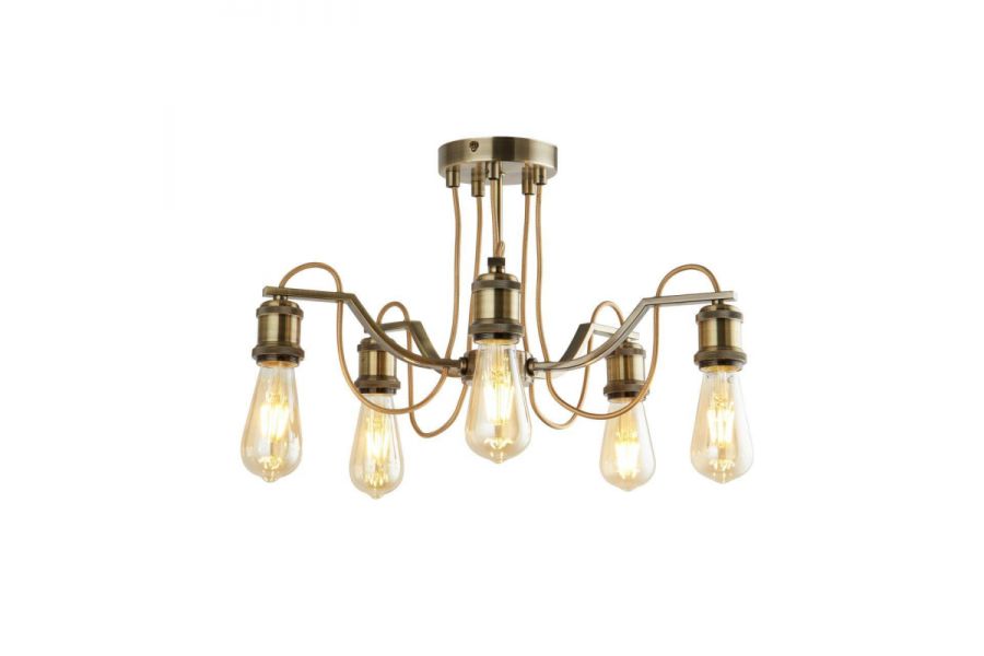 Потолочная люстра Arte Lamp Inedito A2985PL-5AB