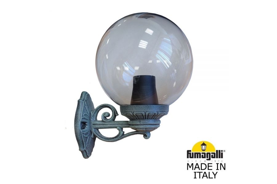 Уличный настенный светильник Fumagalli Globe 250 G25.131.000.VZF1R
