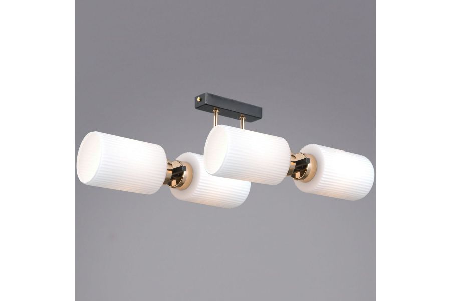 Потолочная люстра Illumico IL0809-4ASQ-25 BK AB NAPLES