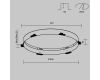 Рамка для встраиваемого светильника Maytoni Downlight DLA032-TRS90-W