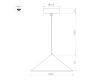 Подвесной светильник Arlight SP-MAKOTO-R300-10W Warm2700 (BK, 36 deg, 230V, TRIAC) 057219