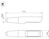 Уличный светильник Arlight OXOR-NOXT-EMP-718x100-75W Day4000 (BK, 120 deg, 230V) IP65 052481