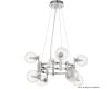 Подвесная люстра Crystal Lux LUXURY SP8 CHROME