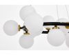 Подвесная люстра Lumina Deco Marsiada LDP 6033-15 BK+MD