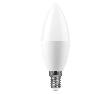Лампа светодиодная Feron LB-980 свеча матовая E14 15W 175-265V 4000K 52073