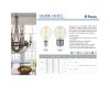 Лампа светодиодная филаментная Feron E14 11W 2700K Шар Прозрачная LB-511 38013