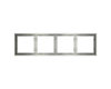 Рамка на 4 поста Voltum S70 VLS100405 (сталь)