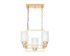 Подвесная люстра Lumina Deco Lino LDP 1239-5 F.GD