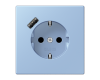 Розетка 2K+З USB Typ A Jung LC1520-18A207