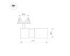 Встраиваемый спот Arlight LGD-ARTEMIS-BUILT-FLAP-R55-12W Warm3000 051796