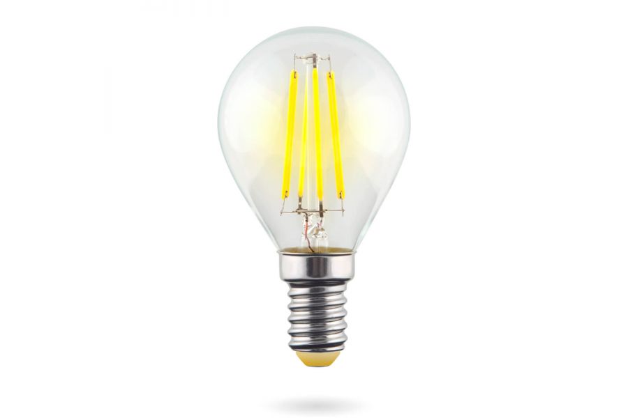 Лампа светодиодная Voltega E14 6W 2800К прозрачная VG10-G1E14warm6W-F 7021