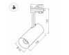 Трековый светильник Arlight SP-Polo-Track-Leg-R65-8W Day4000 027468