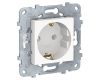 Розетка Schneider Electric Unica New с/з без шторок 16A 250V NU503618