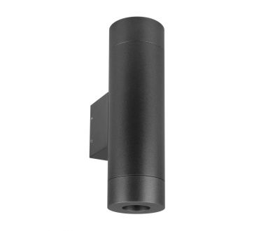 Уличный настенный светильник Arlight LGD-RAY-WALL-TWIN-R65-2x12W Day4000 (Серый, 6 deg, 230V) (IP65 Металл) 044232(1)