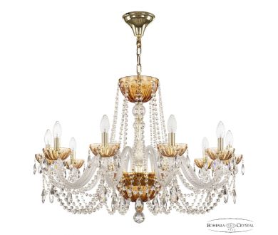 Купить Подвесная люстра Bohemia Ivele Crystal 5402/10/300 G Amber/M-1H Подвесная люстра Bohemia Ivele Crystal 5402/10/300 G Amber/M-1H