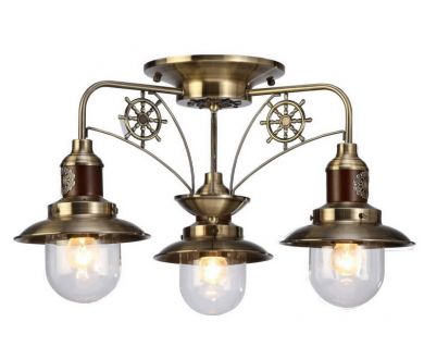 Потолочная люстра Arte Lamp Sailor A4524PL-3AB