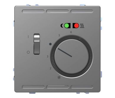Терморегулятор Schneider Electric Merten D-Life с центральной платой с выключателем 230V MTN5764-6036