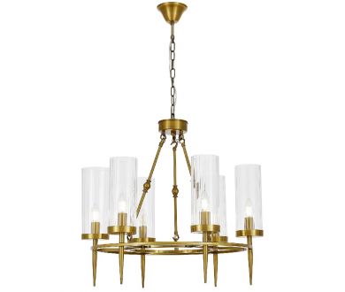 Подвесная люстра Lumina Deco Moratti LDP 8022-6 MD+PR