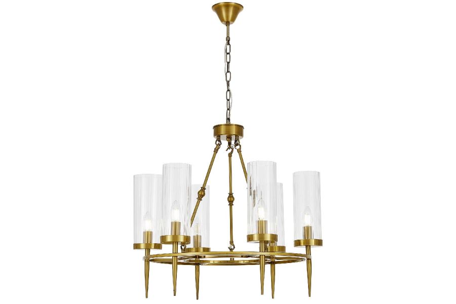 Подвесная люстра Lumina Deco Moratti LDP 8022-6 MD+PR