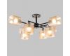 Люстра на штанге IMEX MD.4212-8-S-BK+AB