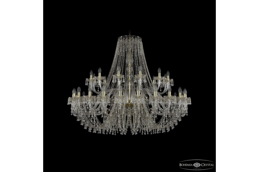 Подвесная люстра Bohemia Ivele Crystal 1410/24+12/530 G V0300